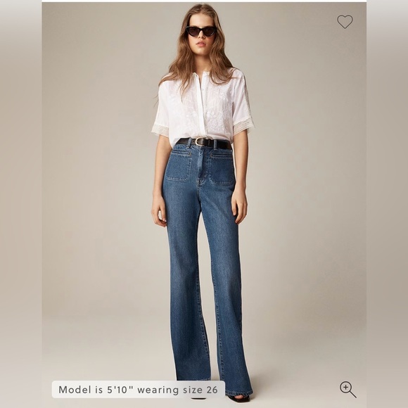 J. Crew Denim - J. Crew ‘96 Vintage Flare Jeans Mid Wash Womens 26P.
